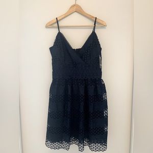 Guess Lace Dress, Navy Blue, Size 8